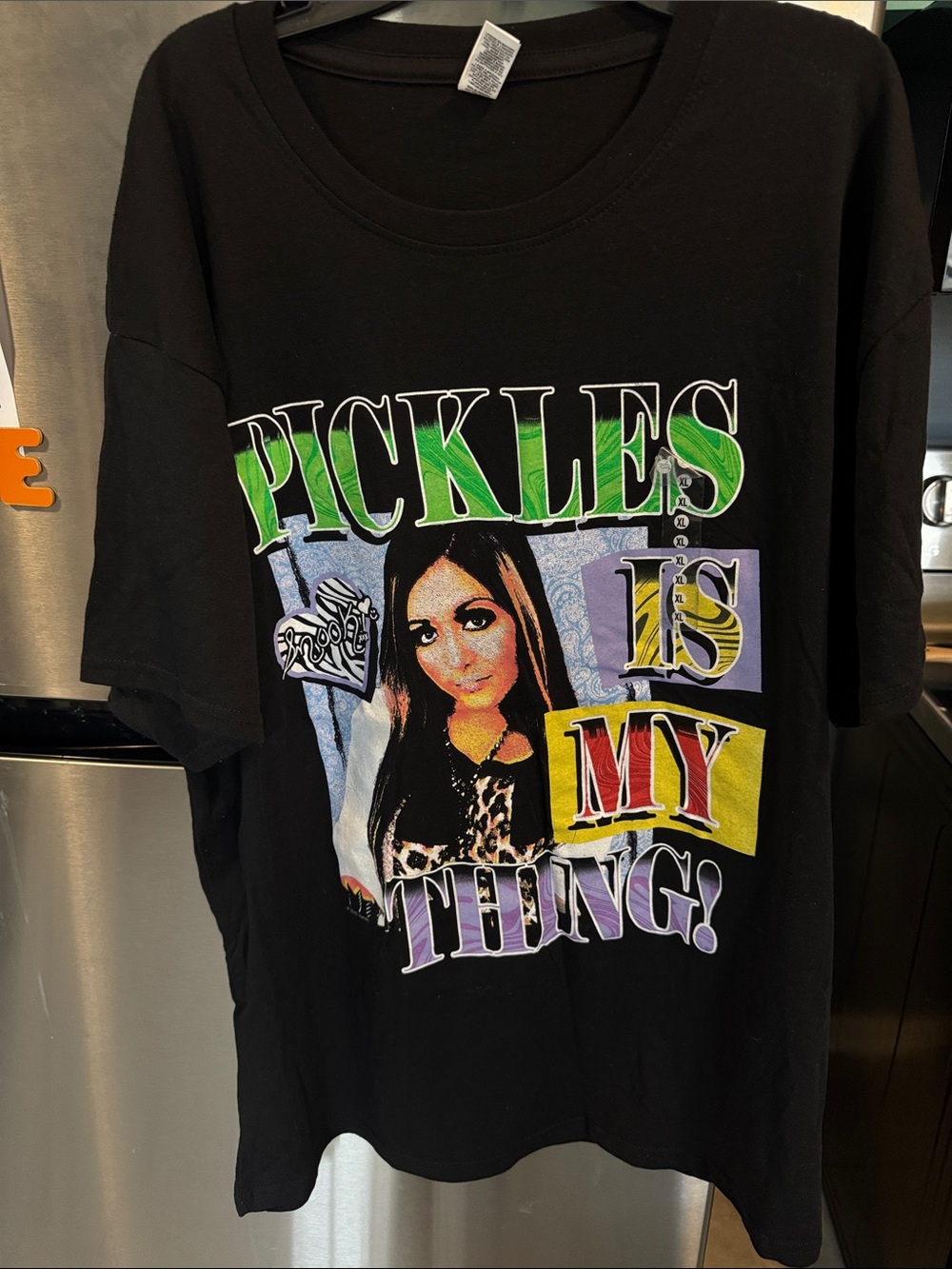 Black Graphic Kids Tee - 'Pickles Is My Thing'